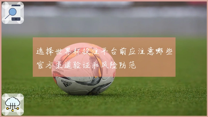 选择世界杯投注平台前应注意哪些官方渠道验证和风险防范